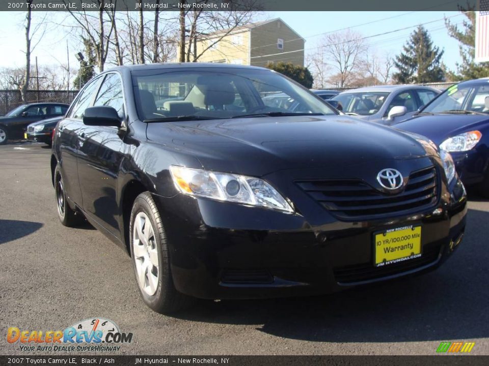 2007 Toyota Camry LE Black / Ash Photo #3