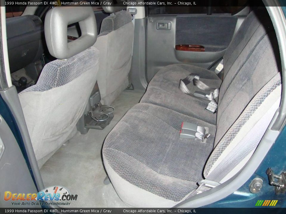 1999 Honda Passport EX 4WD Huntsman Green Mica / Gray Photo #13
