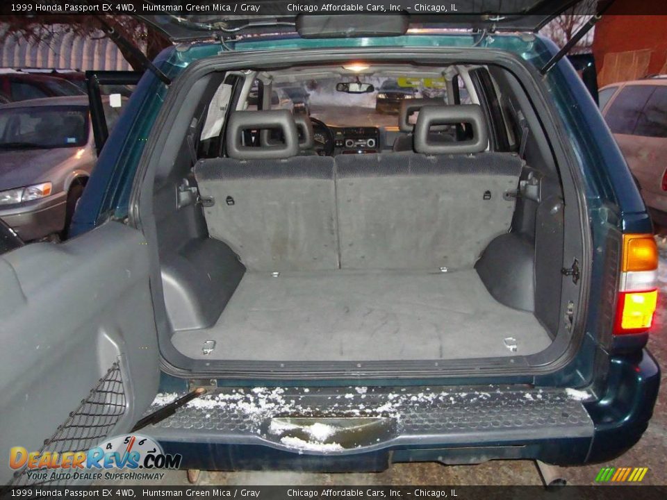 1999 Honda Passport EX 4WD Huntsman Green Mica / Gray Photo #14