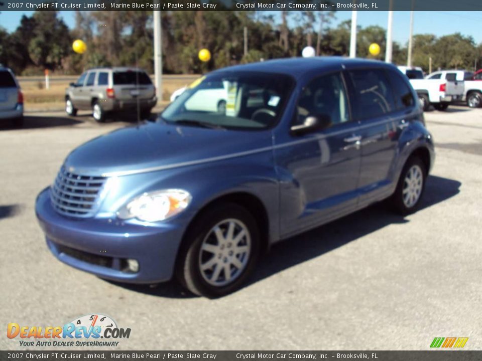 2007 Chrysler PT Cruiser Limited Marine Blue Pearl / Pastel Slate Gray Photo #1