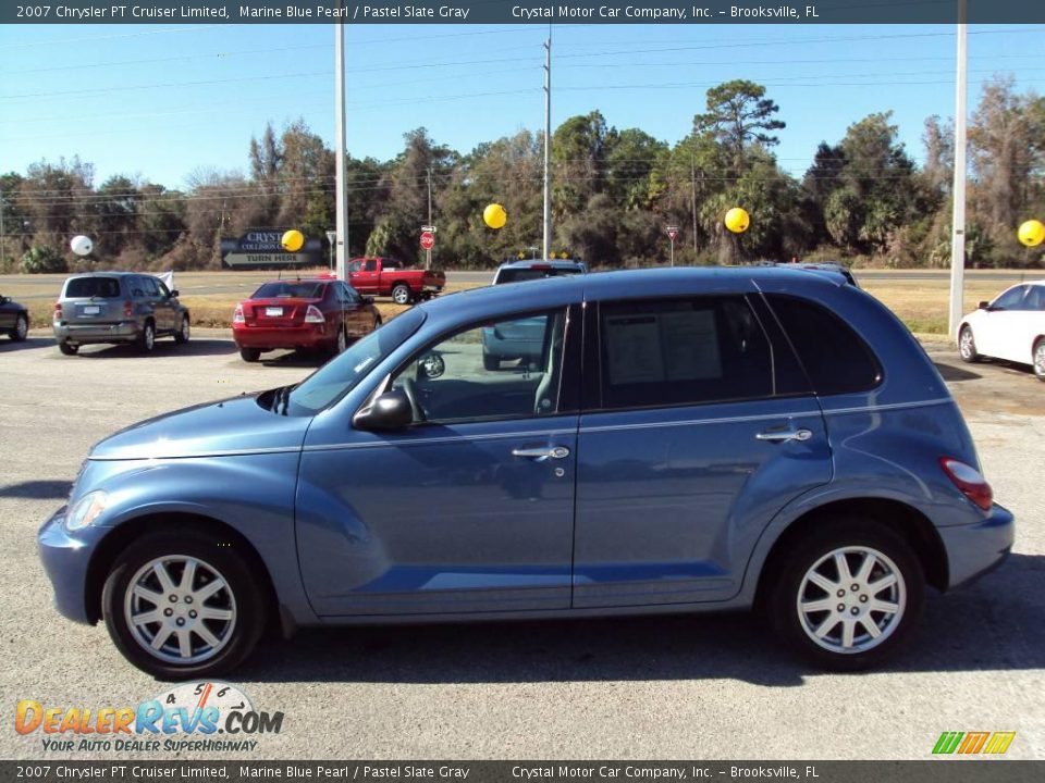 2007 Chrysler PT Cruiser Limited Marine Blue Pearl / Pastel Slate Gray Photo #2