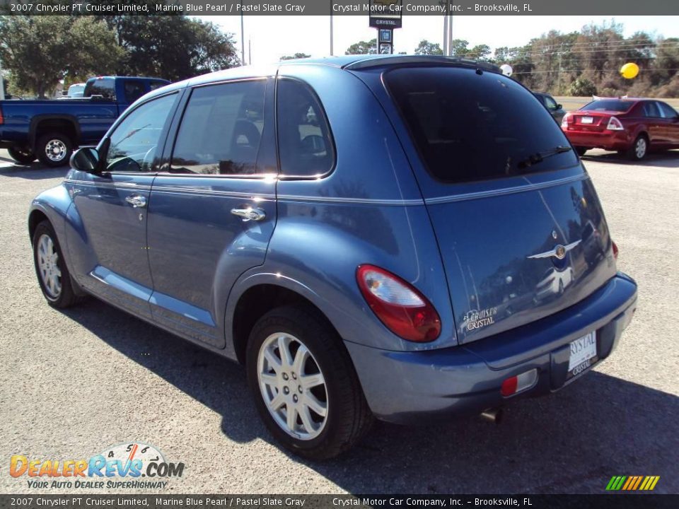 2007 Chrysler PT Cruiser Limited Marine Blue Pearl / Pastel Slate Gray Photo #3