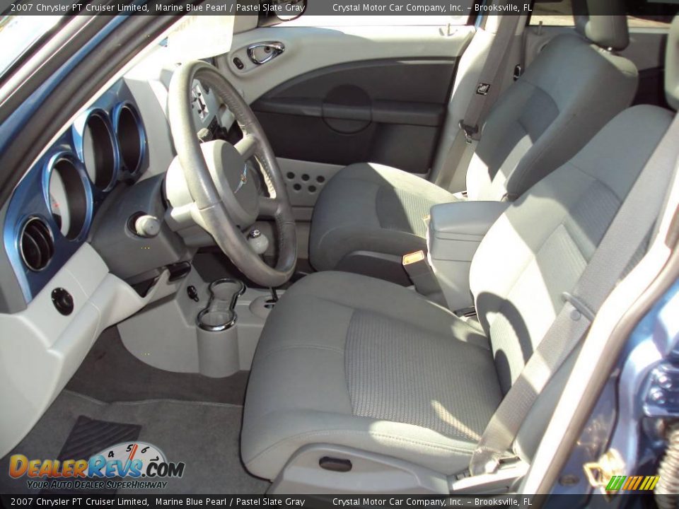 2007 Chrysler PT Cruiser Limited Marine Blue Pearl / Pastel Slate Gray Photo #4