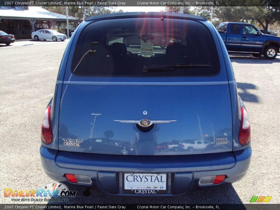 2007 Chrysler PT Cruiser Limited Marine Blue Pearl / Pastel Slate Gray Photo #8
