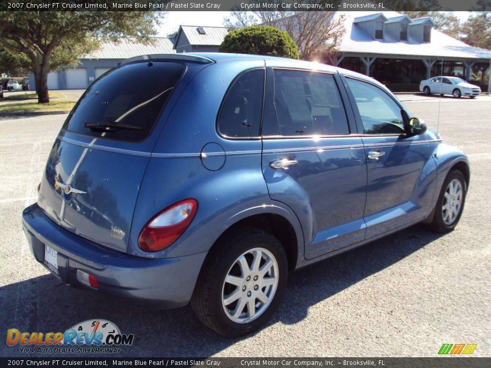 2007 Chrysler PT Cruiser Limited Marine Blue Pearl / Pastel Slate Gray Photo #9