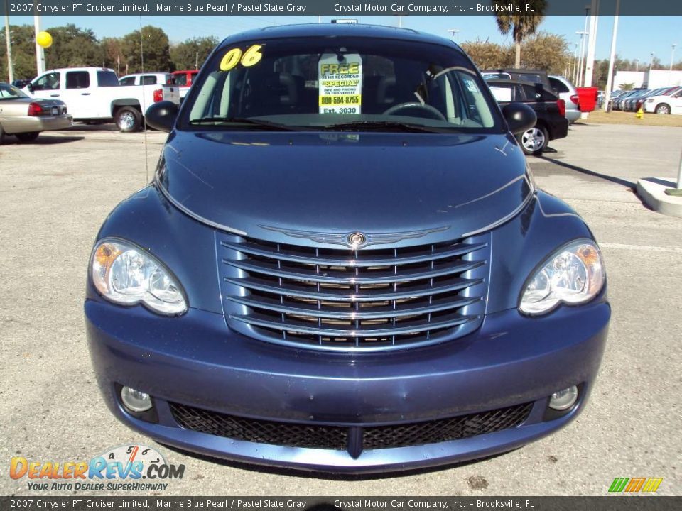 2007 Chrysler PT Cruiser Limited Marine Blue Pearl / Pastel Slate Gray Photo #14