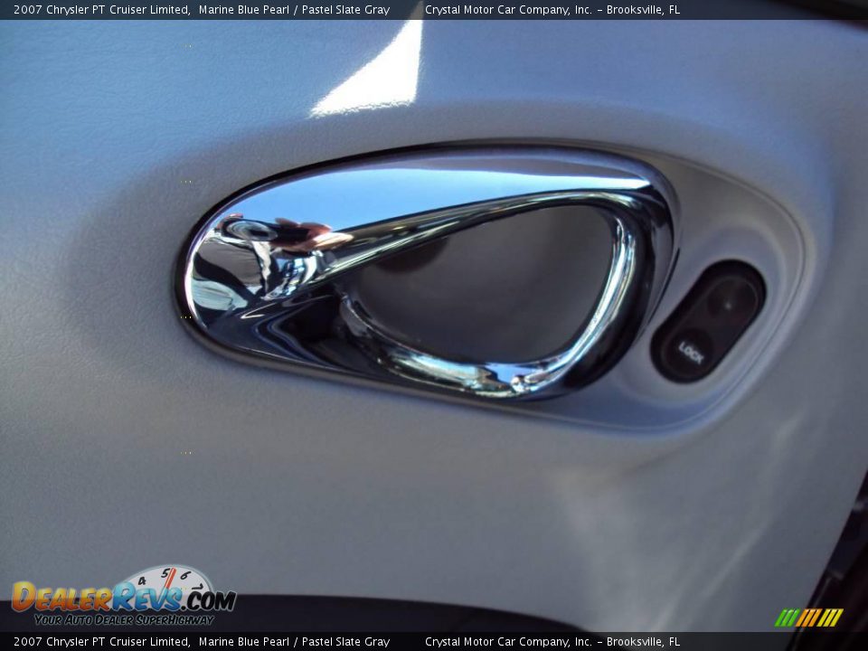 2007 Chrysler PT Cruiser Limited Marine Blue Pearl / Pastel Slate Gray Photo #18