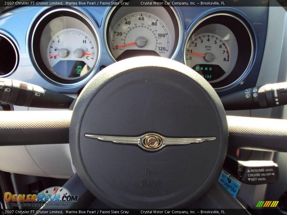 2007 Chrysler PT Cruiser Limited Marine Blue Pearl / Pastel Slate Gray Photo #23