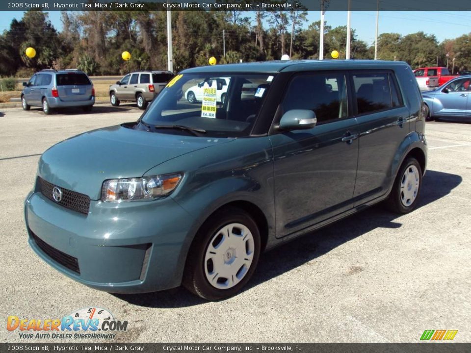 2008 Scion xB Hypnotic Teal Mica / Dark Gray Photo #1