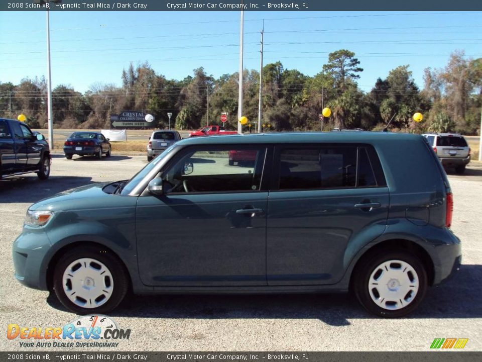 2008 Scion xB Hypnotic Teal Mica / Dark Gray Photo #2
