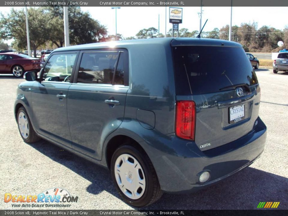 2008 Scion xB Hypnotic Teal Mica / Dark Gray Photo #3