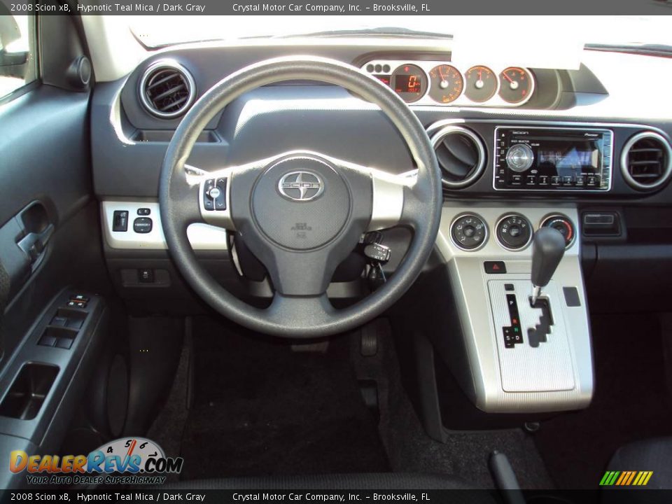 2008 Scion xB Hypnotic Teal Mica / Dark Gray Photo #6