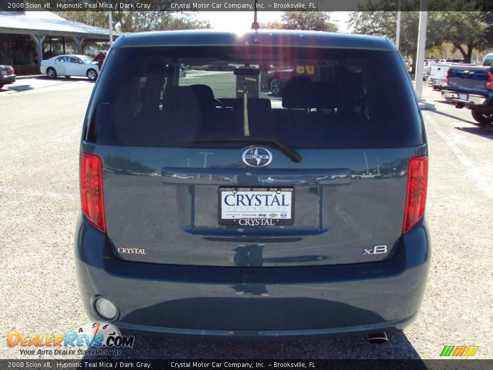 2008 Scion xB Hypnotic Teal Mica / Dark Gray Photo #8