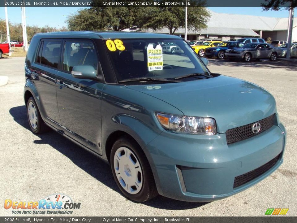 2008 Scion xB Hypnotic Teal Mica / Dark Gray Photo #11