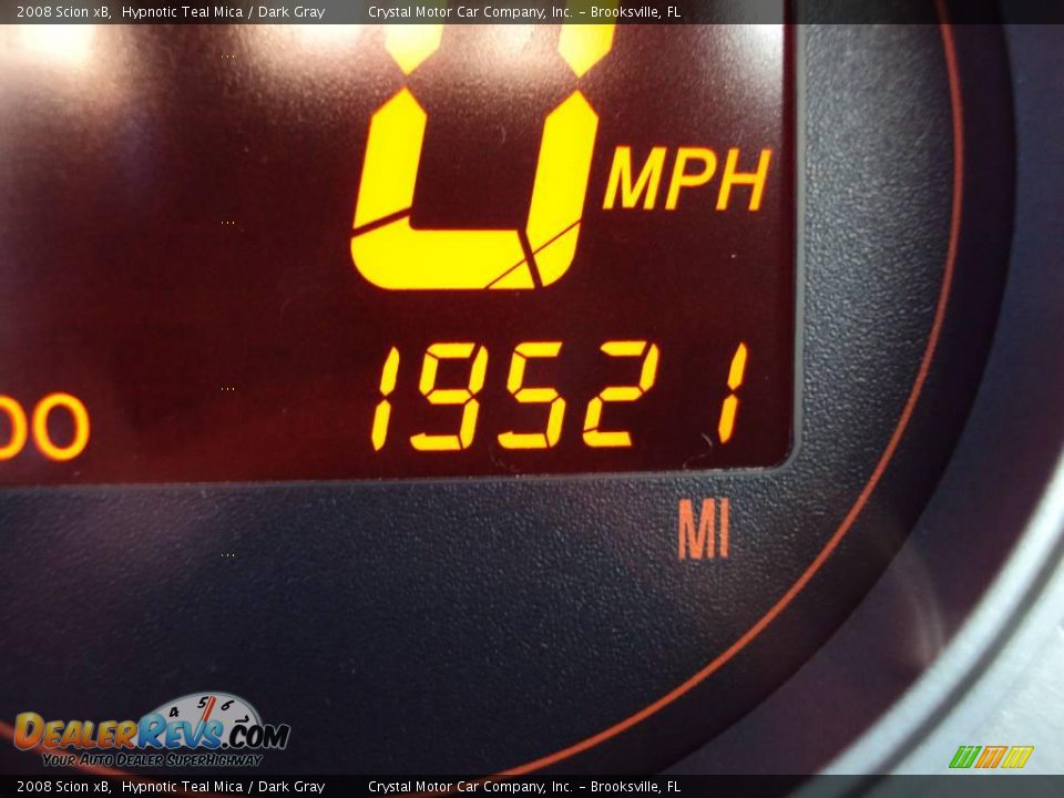 2008 Scion xB Hypnotic Teal Mica / Dark Gray Photo #19