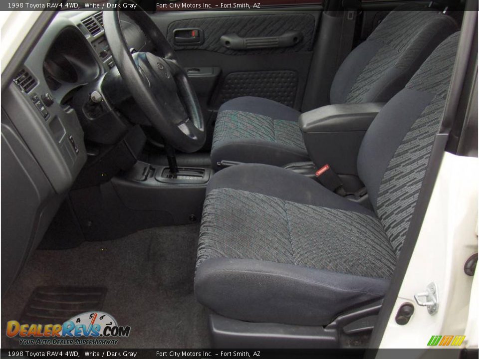 1998 Toyota RAV4 4WD White / Dark Gray Photo #5