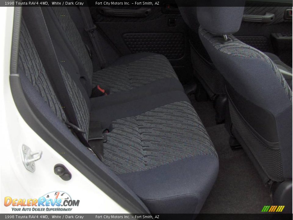 1998 Toyota RAV4 4WD White / Dark Gray Photo #7