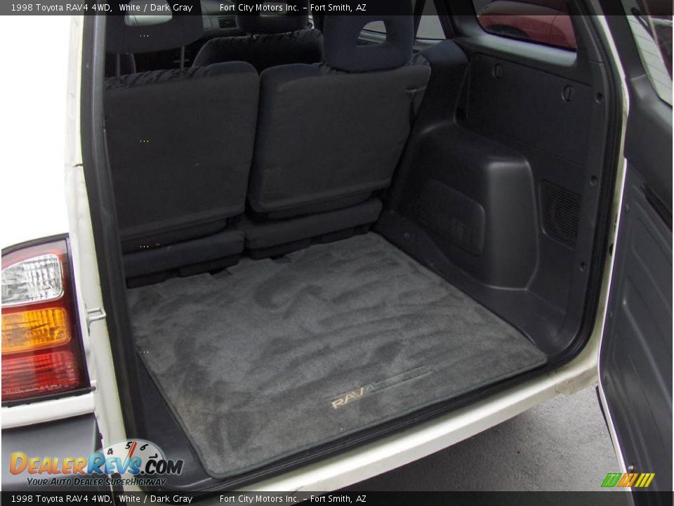 1998 Toyota RAV4 4WD White / Dark Gray Photo #10