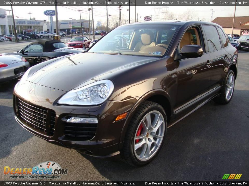 2009 Porsche Cayenne GTS Macadamia Metallic / Havanna/Sand Beige with Alcantara Photo #1