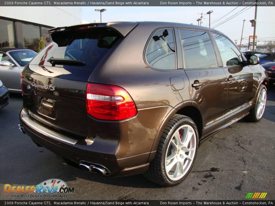 2009 Porsche Cayenne GTS Macadamia Metallic / Havanna/Sand Beige with Alcantara Photo #7