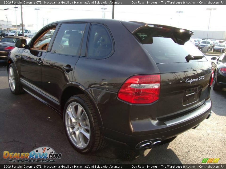 2009 Porsche Cayenne GTS Macadamia Metallic / Havanna/Sand Beige with Alcantara Photo #9