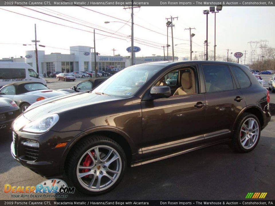 2009 Porsche Cayenne GTS Macadamia Metallic / Havanna/Sand Beige with Alcantara Photo #10