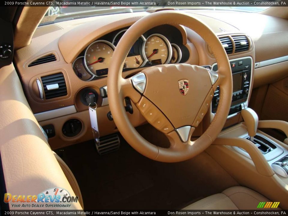 2009 Porsche Cayenne GTS Macadamia Metallic / Havanna/Sand Beige with Alcantara Photo #11