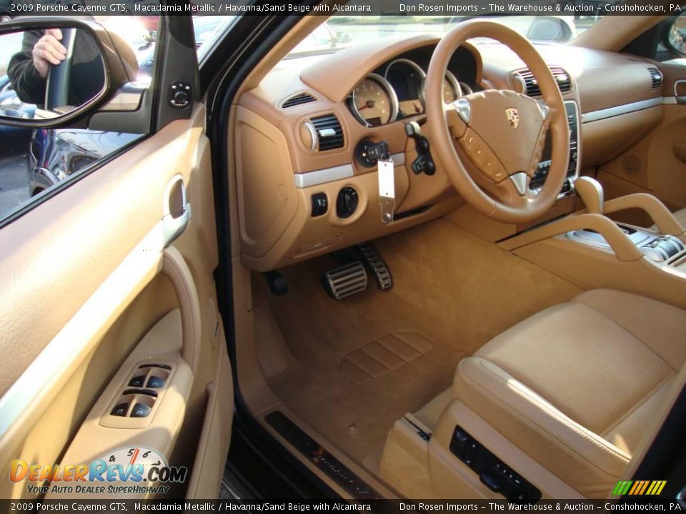 2009 Porsche Cayenne GTS Macadamia Metallic / Havanna/Sand Beige with Alcantara Photo #12