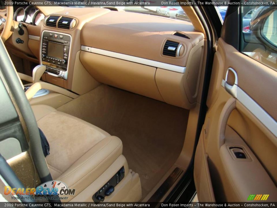 2009 Porsche Cayenne GTS Macadamia Metallic / Havanna/Sand Beige with Alcantara Photo #16