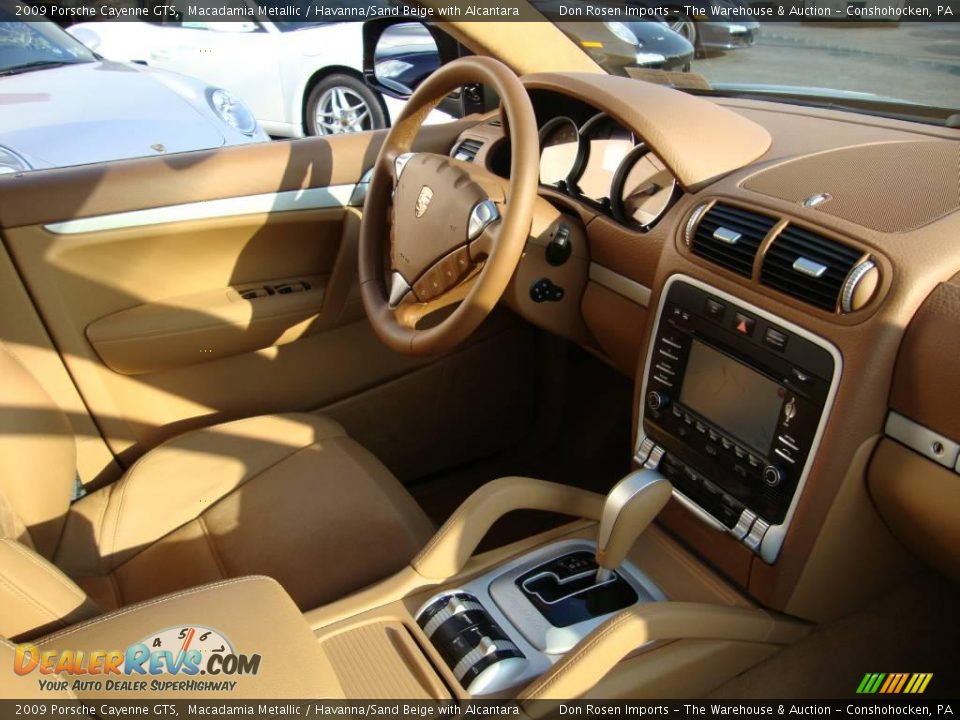 2009 Porsche Cayenne GTS Macadamia Metallic / Havanna/Sand Beige with Alcantara Photo #17