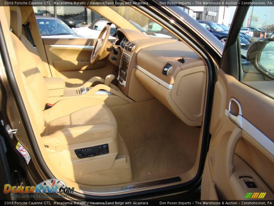 2009 Porsche Cayenne GTS Macadamia Metallic / Havanna/Sand Beige with Alcantara Photo #18