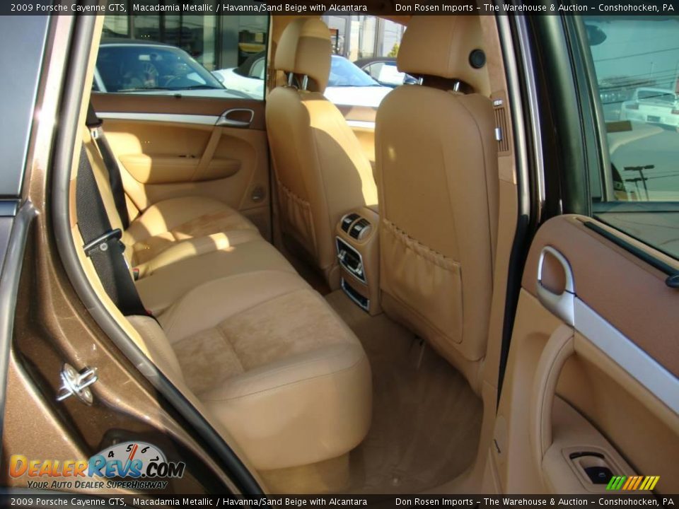 2009 Porsche Cayenne GTS Macadamia Metallic / Havanna/Sand Beige with Alcantara Photo #19