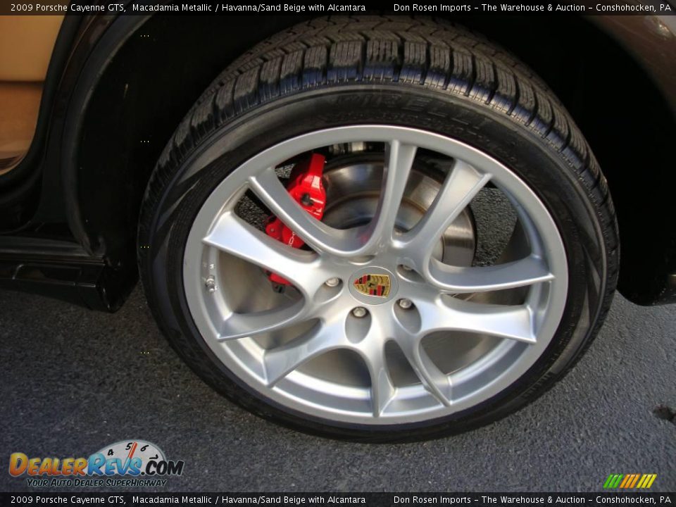 2009 Porsche Cayenne GTS Macadamia Metallic / Havanna/Sand Beige with Alcantara Photo #26