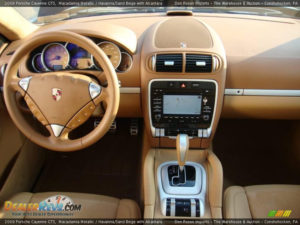 2009 Porsche Cayenne GTS Macadamia Metallic / Havanna/Sand Beige with Alcantara Photo #27