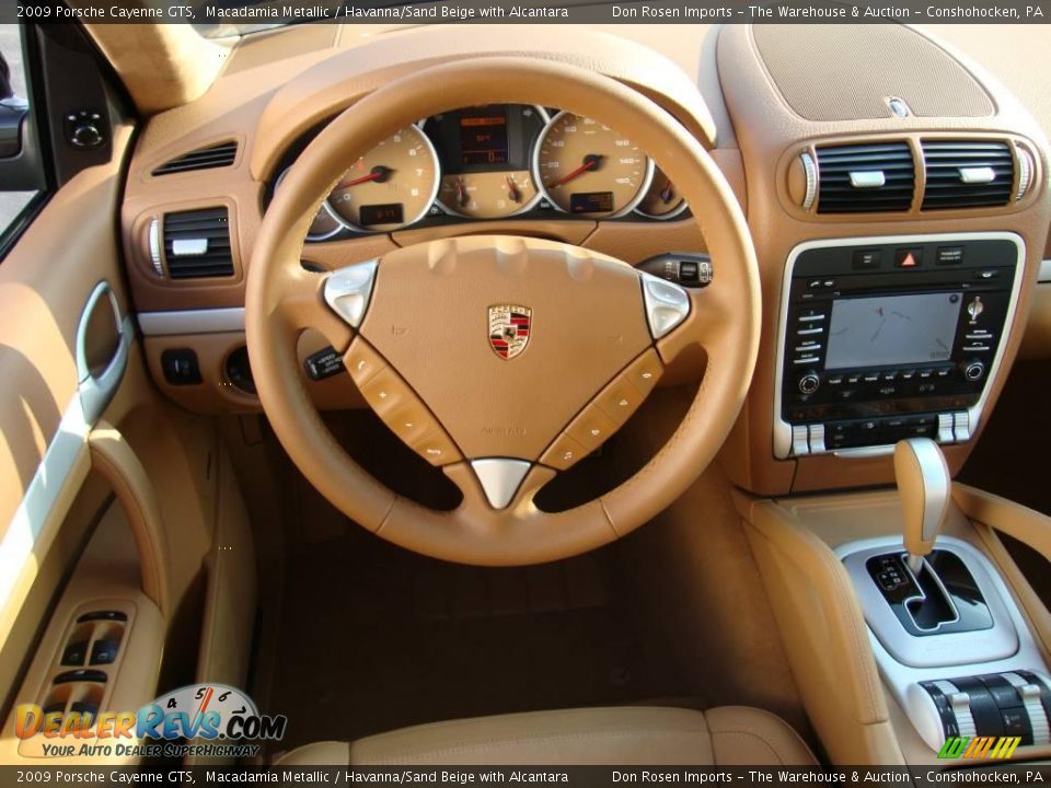 2009 Porsche Cayenne GTS Macadamia Metallic / Havanna/Sand Beige with Alcantara Photo #28