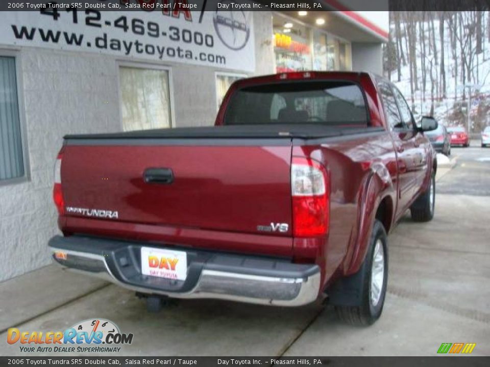 2006 Toyota Tundra SR5 Double Cab Salsa Red Pearl / Taupe Photo #2