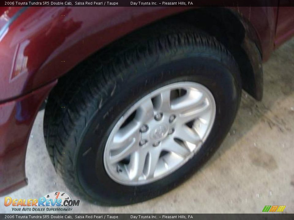2006 Toyota Tundra SR5 Double Cab Salsa Red Pearl / Taupe Photo #7