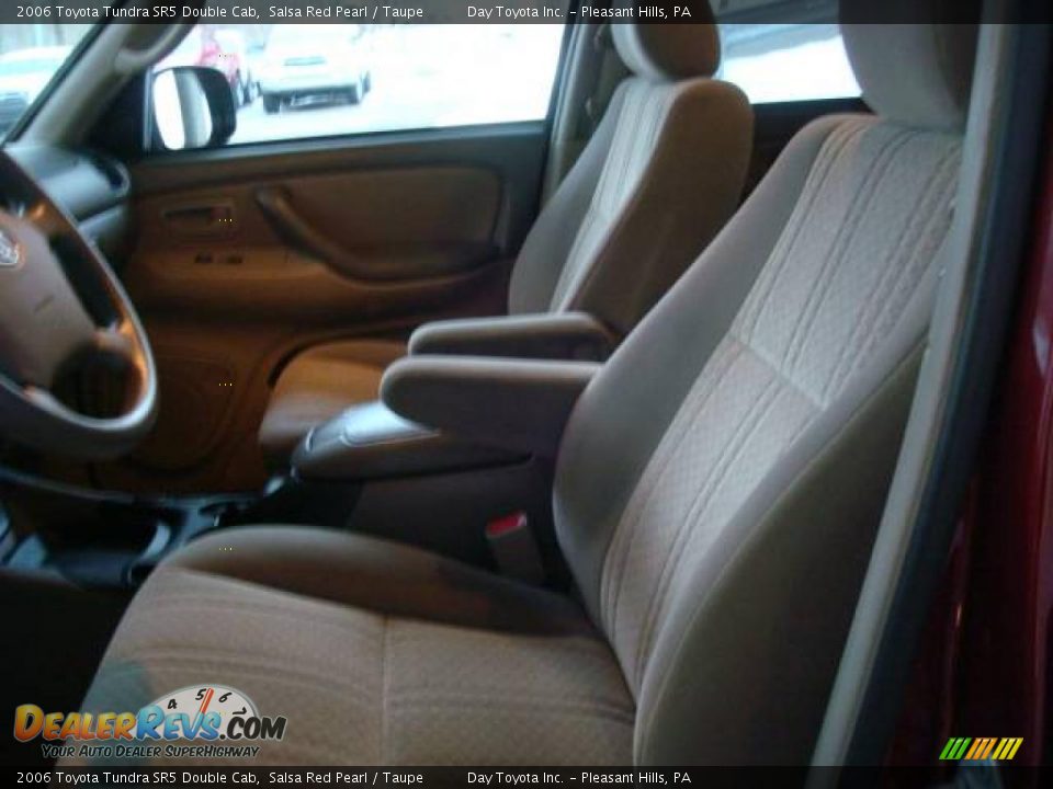 2006 Toyota Tundra SR5 Double Cab Salsa Red Pearl / Taupe Photo #8