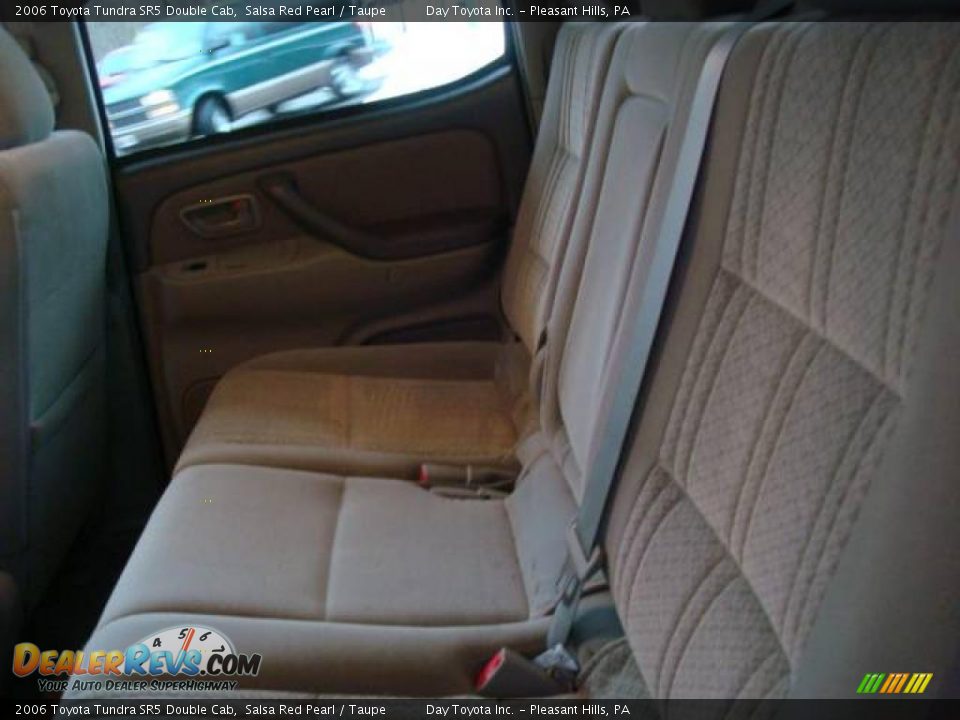 2006 Toyota Tundra SR5 Double Cab Salsa Red Pearl / Taupe Photo #9