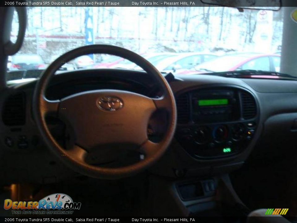2006 Toyota Tundra SR5 Double Cab Salsa Red Pearl / Taupe Photo #10