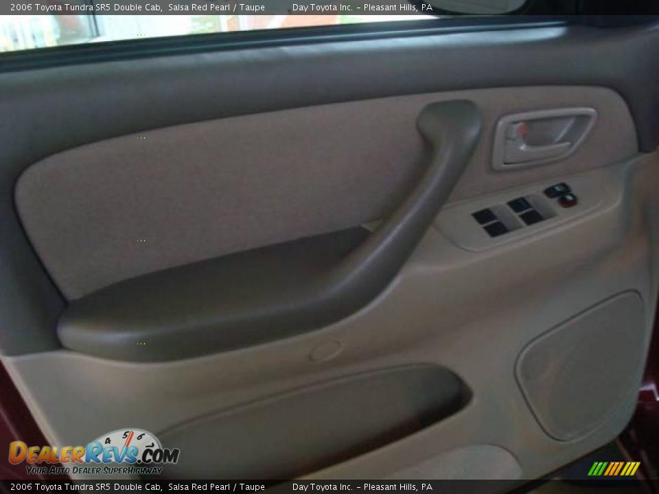 2006 Toyota Tundra SR5 Double Cab Salsa Red Pearl / Taupe Photo #11