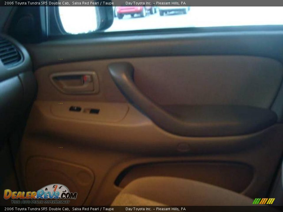 2006 Toyota Tundra SR5 Double Cab Salsa Red Pearl / Taupe Photo #12