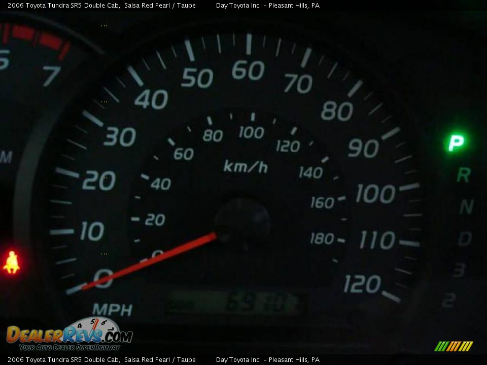2006 Toyota Tundra SR5 Double Cab Salsa Red Pearl / Taupe Photo #15