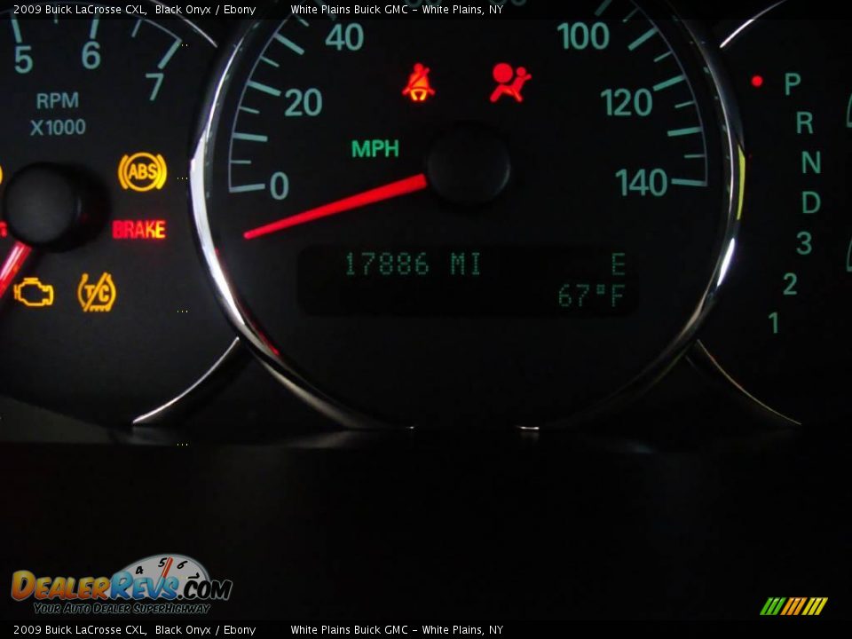 2009 Buick LaCrosse CXL Black Onyx / Ebony Photo #27