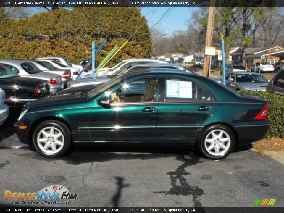 2003 Mercedes-Benz C 320 Sedan Everest Green Metallic / Java Photo #3
