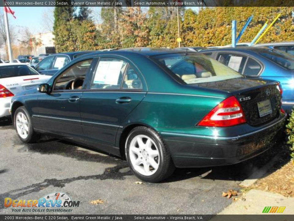 2003 Mercedes-Benz C 320 Sedan Everest Green Metallic / Java Photo #4