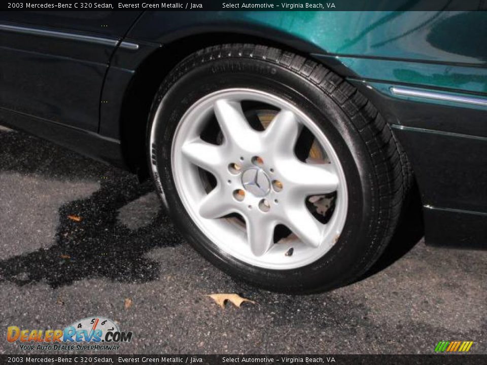 2003 Mercedes-Benz C 320 Sedan Everest Green Metallic / Java Photo #6