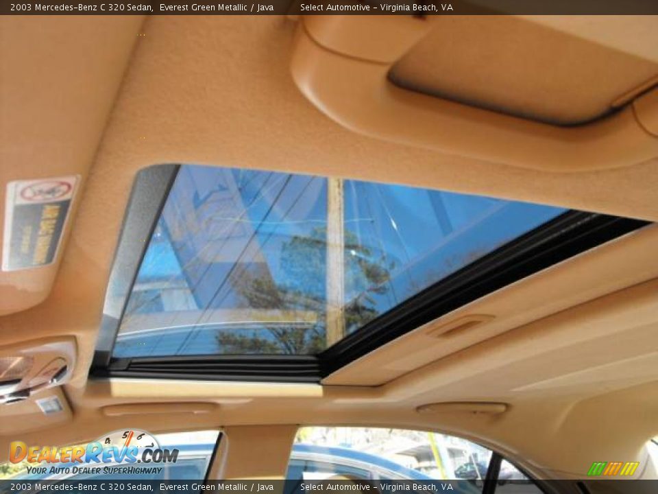 2003 Mercedes-Benz C 320 Sedan Everest Green Metallic / Java Photo #7