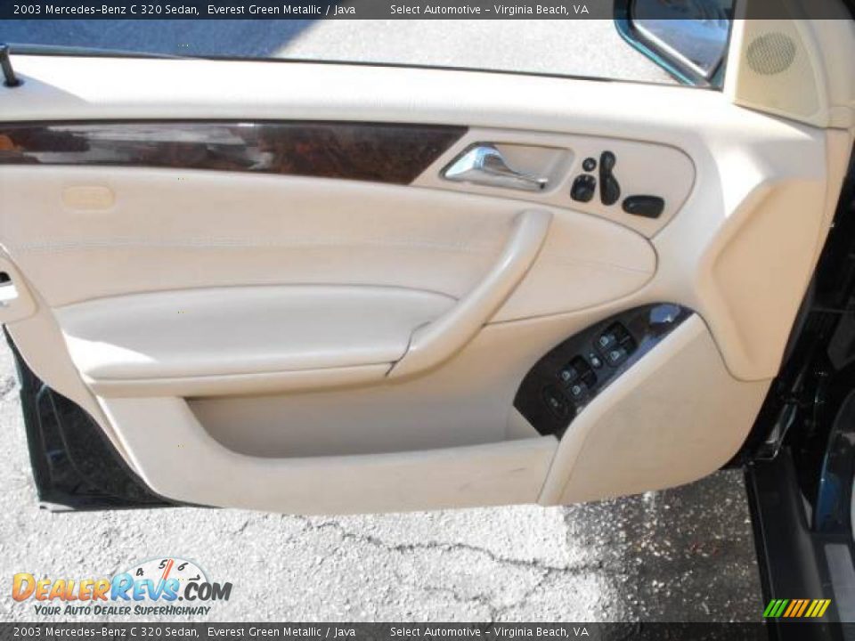 2003 Mercedes-Benz C 320 Sedan Everest Green Metallic / Java Photo #10