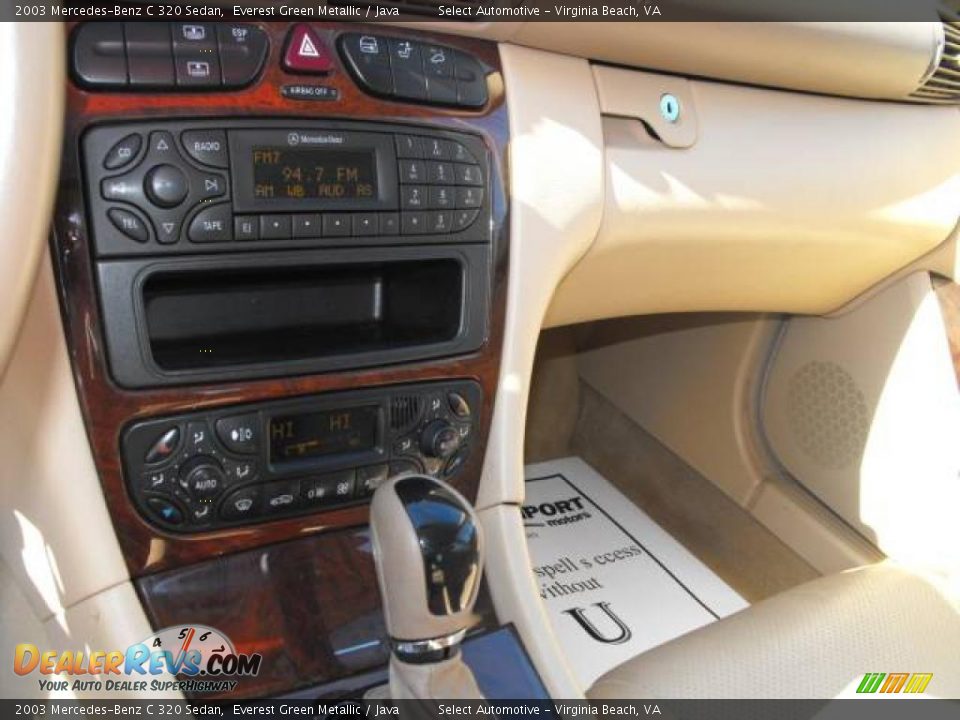 2003 Mercedes-Benz C 320 Sedan Everest Green Metallic / Java Photo #14